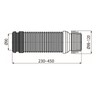 acl Universal Range Flexi Plastic Flexibler WC-Winkel-Ablaufanschluss 90/110 mm