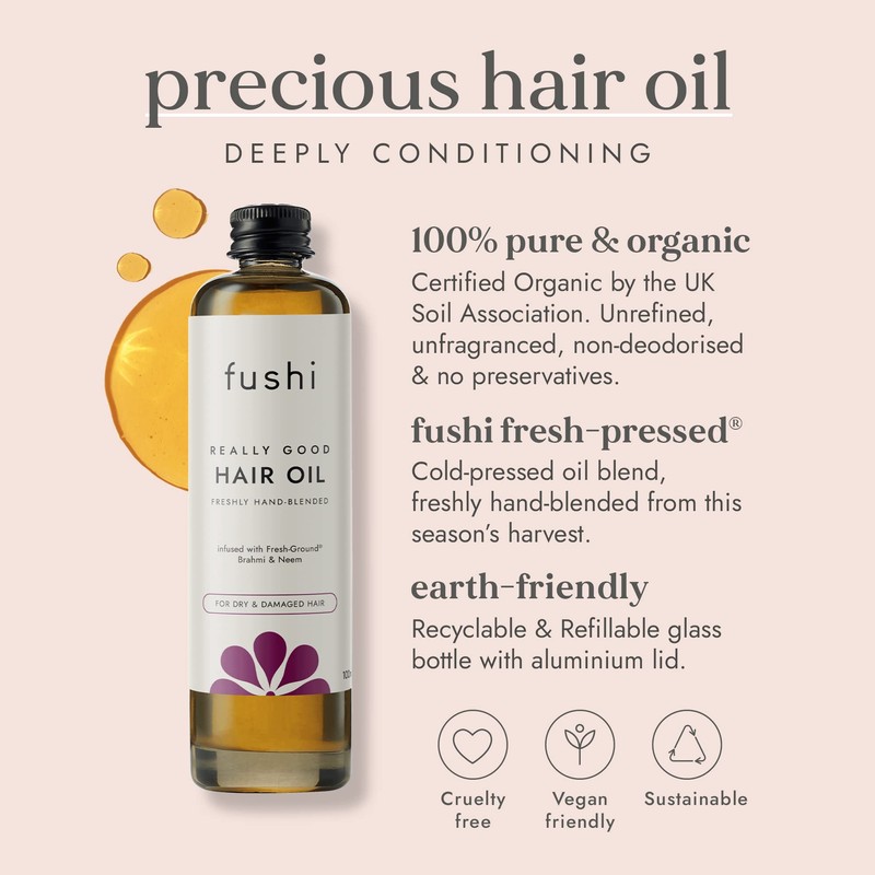Fushi Really Good Hair Oil 100ml For Boosting Shine and