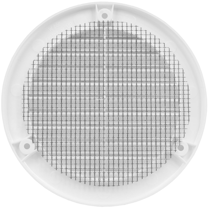 Ecopro Vent / Ø4" Inch Opening Diameter / White Round