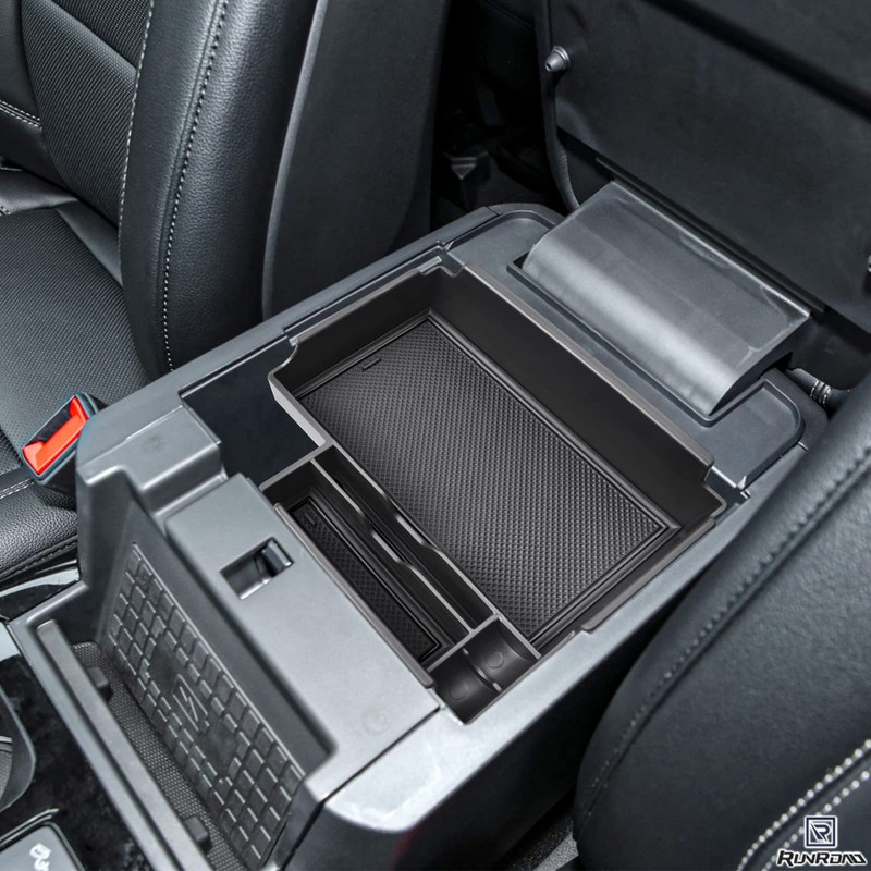 RUNROAD Upgrade Center Console Organizer Tray Compatible with Ford Explorer
