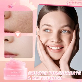 Pore Primer Gel Cream 2 Pieces Pore Filling Gel Cream Pore Primer Gel Cream Makeup Base Pore Evening Skin Tone Primer for All Skin Tones Suitable Keep Your Skin Radiant