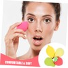 WOONEKY Egg-shaped Makeup Sponges 4pcs Fruit Beauty Egg for Women