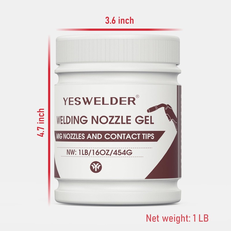 YESWELDER Welding Nozzle Gel for MIG Welding, Anti-Spatter Dip Gel