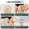Mnsruu Small Table Lamp for Bedroom Seashells on Tropical Beach