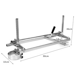 Carmyra Portable Chainsaw Mill 36 Inches Planking Milling Bar Size 14 Inches to 36 Inches