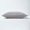 Homescapes Velvet Cushion Cover, Grey, Soft Decorative Cushion Cover 30