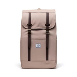 Herschel Retreat Vintage Backpack – 23L Travel, Work & College Bag, Fits 16" Laptop, Padded Straps, Water Bottle Pocket, Durable Backpack for Men & Women, Light Taupe