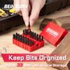 Geinxurn Impact Screwdriver Bits Set, 33 Pieces 1”Multi Head Magnetic