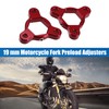 Motoforti 19 mm Red Aluminium Alloy Racing Motorcyclist CNC Fork
