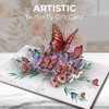 iGifts And Cards Pink Butterfly Paradise Pop-Up 3D Greeting Card