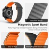 WalkerFit Smart watch band Magnet 20mm, Orange and Gray