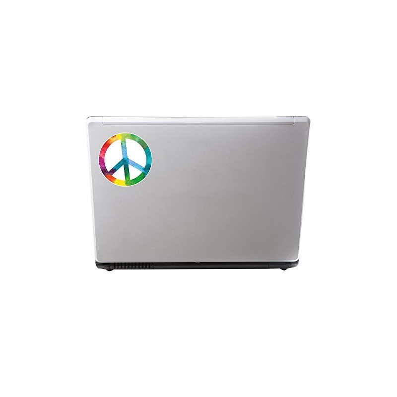 2 x 10cm Peace Vinyl Sticker Symbol Camper Van Badge