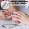 1 Piece Curved Iris Scissors, Mini Scissors with Spring Mechanism,