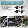 FIWARY 4pcs Fuel Injectors fits for Honda Accord 2018-2020, CR-V