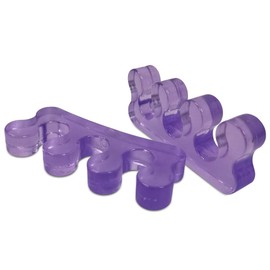 NGT new guide steps Yoga Toes Blue Toe Stretcher & Toe Separator Stop Foot Pain and Boost Athletic Performance (Purple)