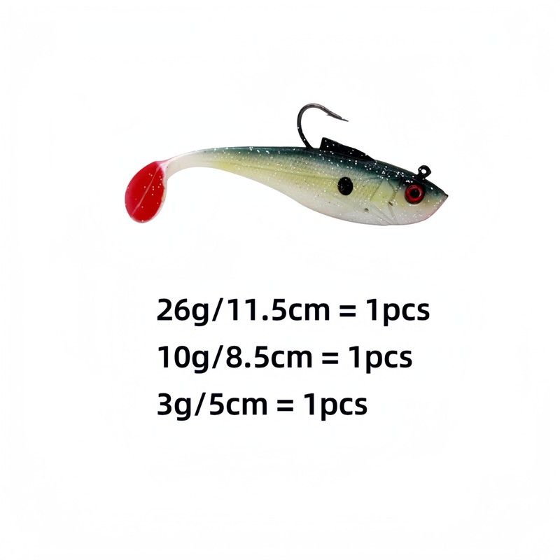 DAYUYUE 210 Pieces Soft Bait Fishing Lure Set with Bionic