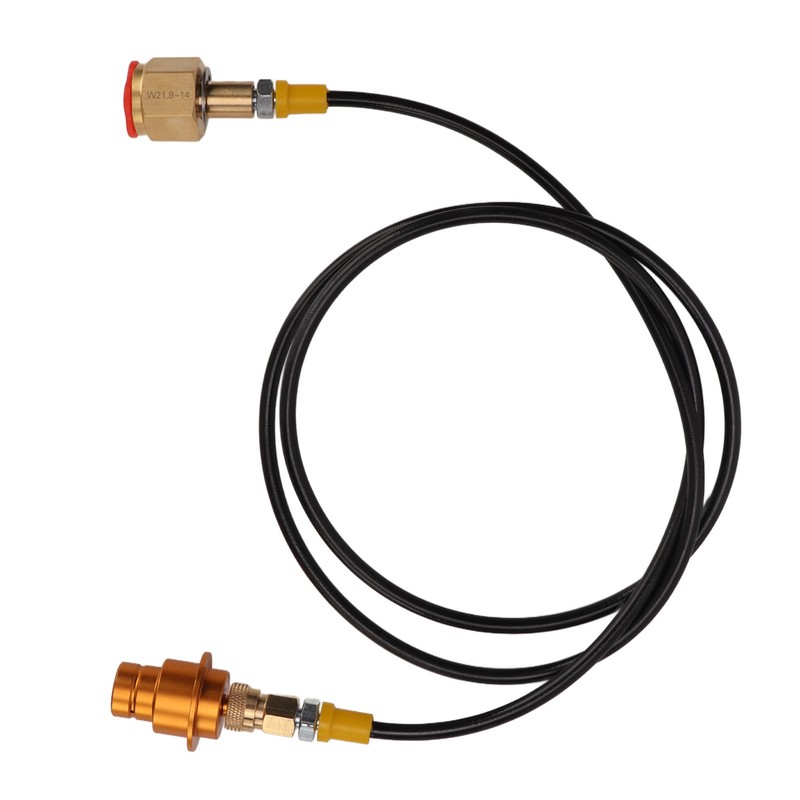 CO2 Tank Adapter Hose 60 Inch Brass ABS Soda Machine