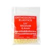 100 Pack Orthodontic Elastics 1/4" (6.4mm), Rubber Bands Great for Dog Grooming Top Knots, Bows, Braids, Tooth Gaps, and Dreadlocks by AdentalZ