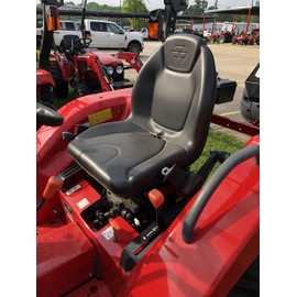 Durafit Seat Covers Compatible with Massey Ferguson Tractors with high Back seat with no armrests Gray