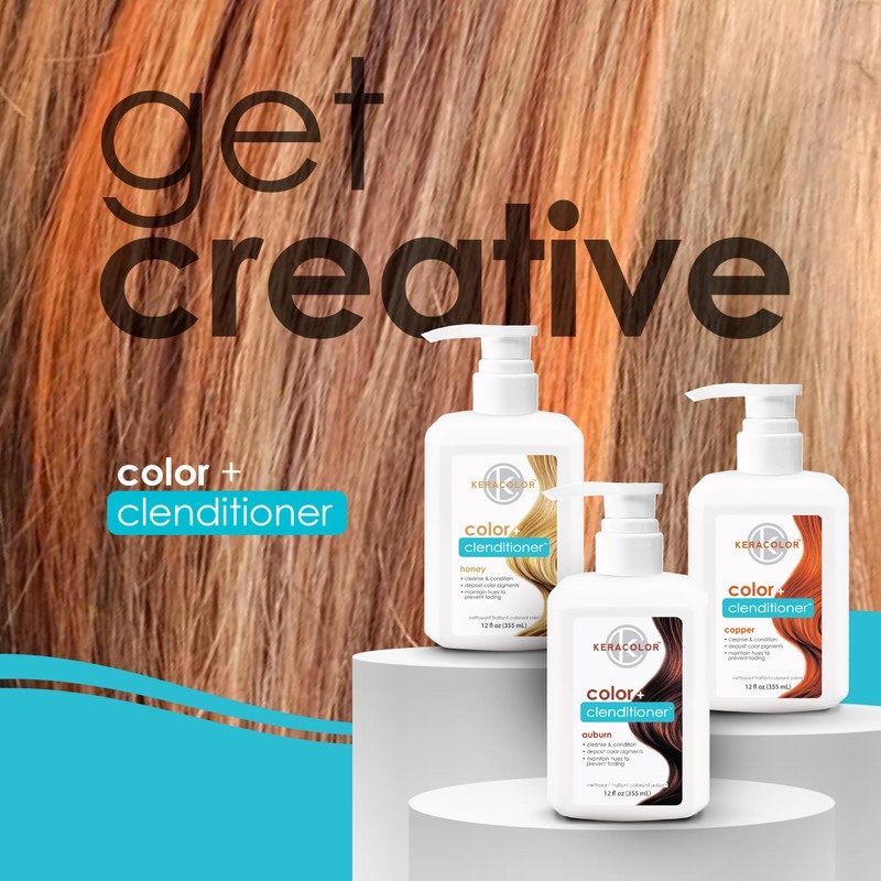 Keracolor Clenditioner HONEY Hair Dye - Semi Permanent Hair Color