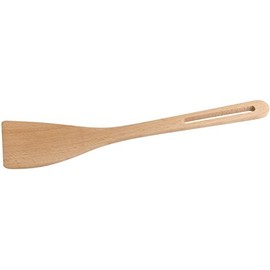 Fackelmann FAIR Spatula 32 cm FSC Certified Wood Spatula for Coated Pots and Pans (Colour: Brown), Quantity: 1 Piece