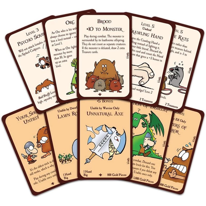 Steve Jackson Games SJG1410 Munchkin Expansion 2 Unnatural Axe