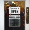 Excello Global Products Business Hours Hanging Chalkboard Rustic Welcome Chalk