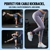 DMoose Fitness Ankle Straps for Cable Machines - One Size