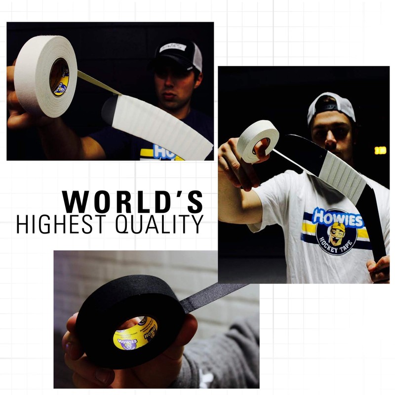 Howies Hockey Tape 5 Roll Pack of White Hockey Stick