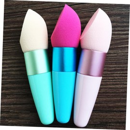 Baluue Handle Mushroom Makeup Sponge Applicator Versatile Cosmetic Puff for Foundation Concealer and Blush Easy to Clean Material Random Color