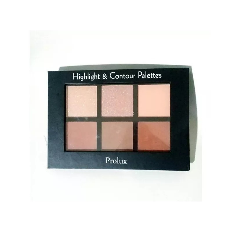 Prolux Cosmetics Paleta De Contorno Iluminador Y Bronceador Rostro Prolux