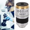 100X Microscope Objective RMS Size Fall Resistant Professional Objective Lens