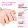 MIZHSE Pink Nail Hardener with Colour Extra Strong Nail Hardener