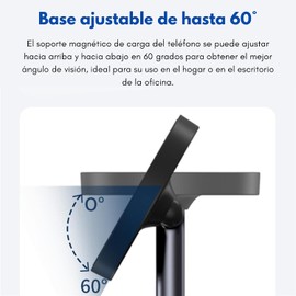 MR. GADGETS Soporte de Carga Inalambrica 3 en 1, Estación de Carga 15W, Wireless Charger Tecnología Qi Base Cargadora Magnetica Charging Stand de Escritori, para Smartphone/Airpods/Watch (Blanco)