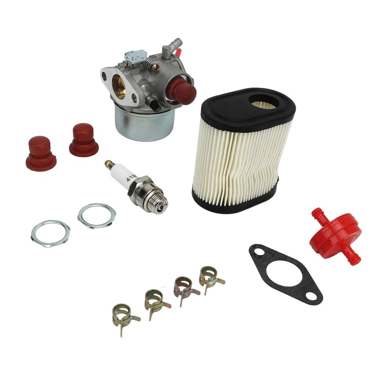 Carburetor 640350 Spark Plug Air Filter Fuel Filter Kit Replacement