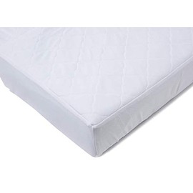 BreathableBaby 3 in 1 Fitted Breathable Mattress Protector, Cot Bed, White 140 cm x 70 cm
