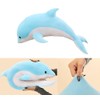 Tikwisdom Plush Toy Dolphin, Dolphin Plush Cushion, Super Soft Doll,