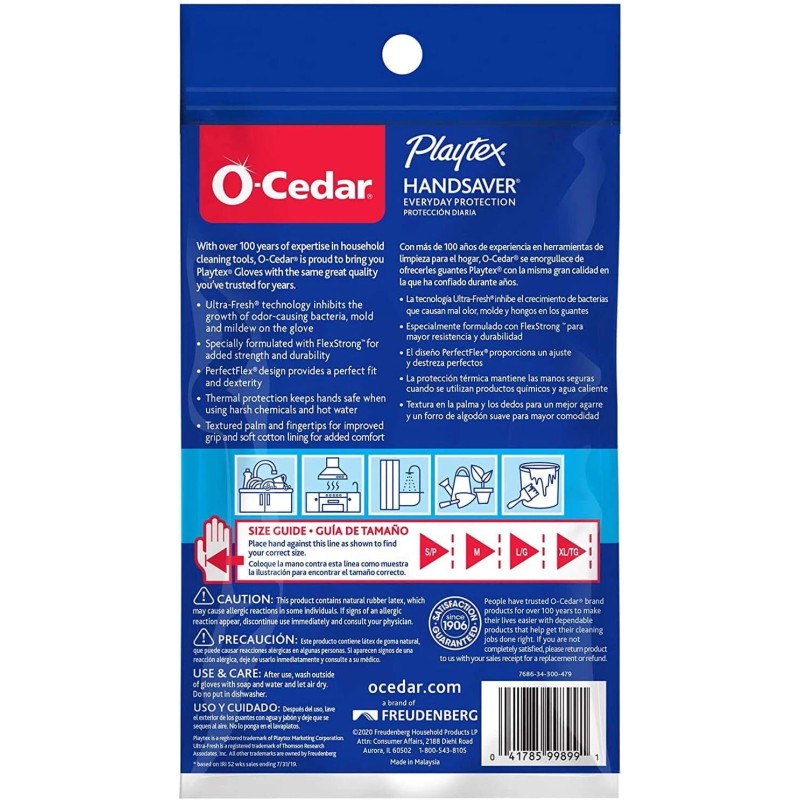 Playtex Handsaver Gloves Reusable Size X L Large - 2