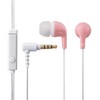 Elecom EHP-CN300MPN Stereo Headphones with Microphone Canal CN300 Pink
