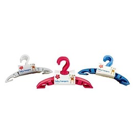 Little Stars Small Baby Coat Hangers Kids Clothes Childrens Hanger Slim Plastic x 30