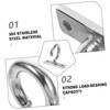 Operitacx Stainless Steel Outdoor Ceiling Hook for Wall Mounting Mandatory