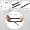 Haus Projekt White 200x2.5mm Small Cable Ties, 100pcs Premium Industrial
