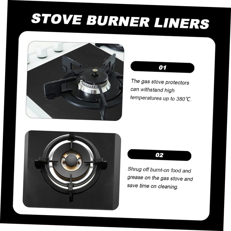 Cabilock Gas Stove Range Protector Non-stick Material Heat Resistant Stove