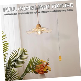 Operitacx 4 Stück Lichtdrahtschalter Lampenwechselschalter Zugschnur-lichtschalter Badezimmer Austausch Des Lampenschalters Badezimmerschalter-zugschnur Praktische Zugkette Silver Eisen