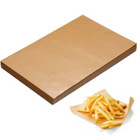 100 Pcs Unbleached Parchment Paper Baking Sheets,9x13 inch Baking Paper Parchment Paper Sheets Precut Non-Stick Parchment Sheets for Air Fryer, Baking Cookie Pans, Oven
