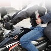 QOTSTEOS Motorcycle Passenger Safety Belt, Oxford Motorcycle Pillion Grab Handles,