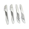 Car Outside Door Handle Cover with Caps Mirror Chrome Replacement