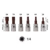 1/4 Inch Drive Metric Hex Bit Socket Set HW3 HW4