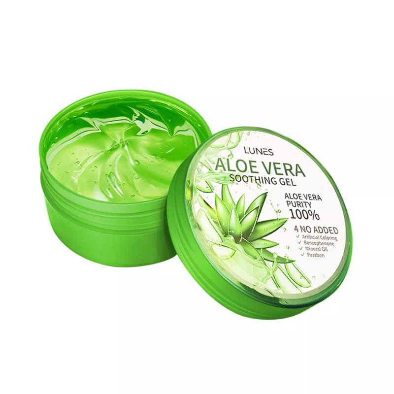 Lunes Set of 100% Pure ALOE VERA SOOTHING MOISTURE GEL