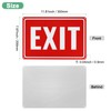 M METERXITY 1-Pack Exit Sign 12x8 Inch Aluminum Reflective Enter
